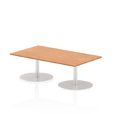 Dynamic Italia 1400 x 800mm Poseur Rectangular Table Oak Top 475mm High Leg ITL0266 DD